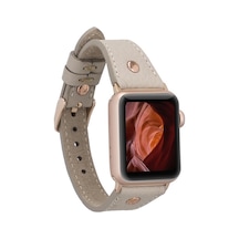 Apple Watch Uyumlu Deri Kordon 38-40-41mm Slim Rgtr Erc3