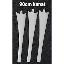 90cm Aerodinamik Rüzgar Türbin Kanadı- 3 Adet