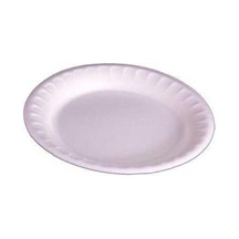 Köpük Tabak 19 Cm 100 Adet Beyaz