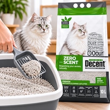 Decent Kokusuz Topaklanan Kedi Kumu 10 Lt