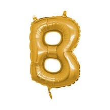 Folyo Balon Harf B Altın 16 Inc 40cm Pk:1