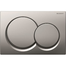 Geberit Alpha01 115.035.46.1 Kumanda Kapağı,Çift Basmalı,Mat Krom