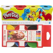 Play-doh Oyun Hamuru, 6'lı Parmak Boyası Çok Renkli