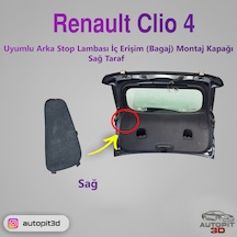 Sağ Arka Stop Lambası İç Erişim Bagaj Montaj Kapağı