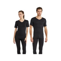 Blackspade V Yaka Kısa Kol Siyah Unisex Termal İçlik C3t6n2o1 001