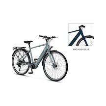 Mosso Horızon Elektrikli Şehir Bisiklet 500h Hyd 28 Jant 9 Vites Indıgo Blue Çok Renkli