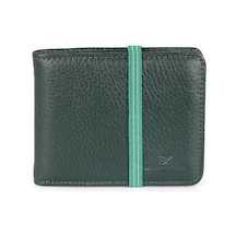 Daniel Klein Dkl0794-4 Gerçek Deriden Üretilme Yeşil Erkek Cüzdan&kartlık Yeşil