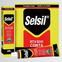 Selsil Isı Silikonu - Sıvı Conta Çok Renkli