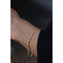 14 Ayar Altın 3,5 Mm Gurmet Bileklik Zbm032