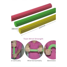 Kifidis Flexbar Elastik Egzersiz Barı Yesil