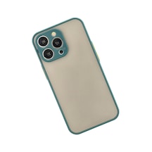 Apple iPhone  Uyumlu- 14 Pro Max Kılıf Montreal Silikon Kapak - Yeşil