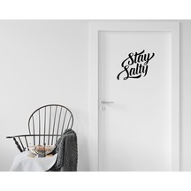 Bk Home Stay Salty Tasarımlı Kapı Sticker-1