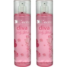 Cecile Diva Body Mist Vücut Spreyi 200 ML x 2