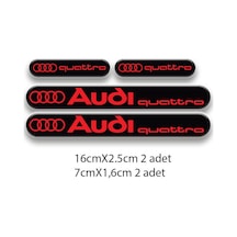Audı Set Oto Sticker 3d Sticker