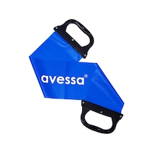 Tutaçlı Mavi Renk Direnç Egzersiz Fizik Tdv. Yoga Spor Pilates Lastiği - 600x150x0,4 Mm Mavi