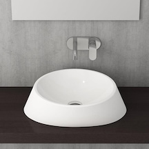 Bocchi Venezia Parlak Beyaz Çanak Lavabo 56 CM 1010-001-0125
