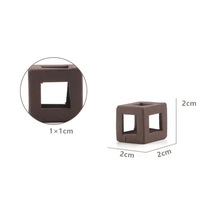 Karides Seramik Küp Kalın 2x2 Cm