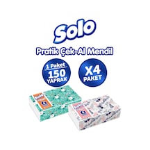 Solo Çek-Al Mendil 4 x 150'li