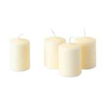 Ikea Hemsjö 4'li Blok Mum Seti 5,7 X 8 Cm Beyaz