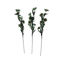 Yapay Çiçek Lateks Papatya Dalı 6 Çiçekli 60 Cm Gerçek Dokulu Dekoratif Çiçek Lila