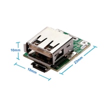 134n3p Powerbank Devresi Lityum Pil Şarj Ve Koruma Modülü 5v 1a Usb Çıkış Micousb Lion 18650