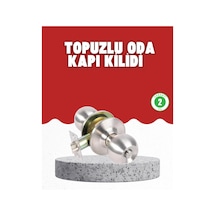 Mey İthalat Estetik Güvenli Topuzlu Kapı Kilidi