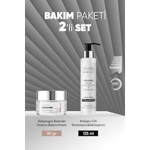 Salyangoz Ekstraktlı Onarıcı Bakım Kremi & Kolajen Cilt Temizleyici Ve Sıkılaştırıcı