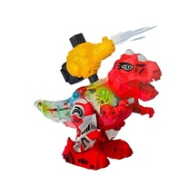 Toysan Projeksiyonlu Su Püskürten Sesli Işıklı Yürüyen Dinozor 927-kırmızı