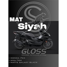 Flea Market Honda Pcx Nha76m Matt Galaxy Black Mat Galaksi Siyah Profesyonel Rötüş Boyası 20ml, Hnha76mmsrb