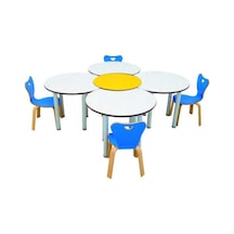 Papatya Masa Çap 140 55 H CM Çok Renkli