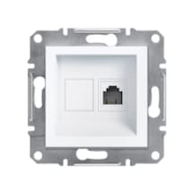 Schneider Eph4170121 Asfora Beyaz 1 Rj11 4 Kontaklı Çerçevesiz