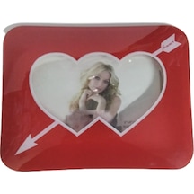 cam çerçeve kalpli 13*18 cm
