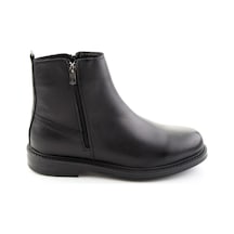 Siyah Antik Hakiki Deri Erkek Bot & Bootie E02597010741