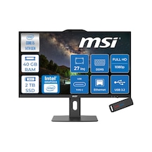 MSI PRO AP272P 14M-876XTRF19 i5-1440040 GB 2 TB SSD 27" Free Dos AIO Masaüstü Bilgisayar