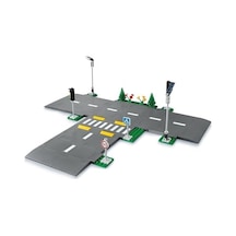 City Yol Zeminleri 60304-5 Yaş Ve Üzeri Çocuklar İçin City Setleriyle Uyumlu Yaratıcı Oyuncak Yapım Seti 112 Parça