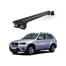 Trio-ı Bmw X5 E53 2000-2003 Uyumlu Siyah Kilitli Ara Atkı 135cm Port Bagaj Tavan Barı