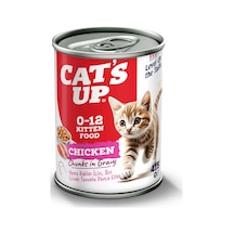 Cats Up Yaş Yavru Kedi Maması Tavuklu 415gr