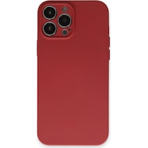 Newface - 977 - Apple iPhone Uyumlu 13 Pro Kılıf Nano İçi Kadife Silikon - Csmo-tex - - Kiremit