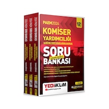 Yediiklim 2026 Paem Komiser Yardımcılığı Ve Rütbe Terfi Sınavlarına Hazırlık Modüler Set Tamamı Çözümlü Soru Bankası 3 Modül