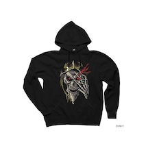 Overlord Siyah Kapşonlu Sweatshirt Hoodie