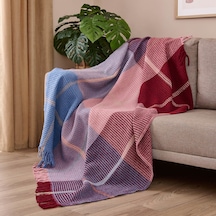 Bucaa Yün Tv Battaniyesi - Pembe - 130x170 Cm Renkli
