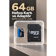 Shnstore 64 Gb Micro Sd Hafıza Kartı Ve Adaptör Shntknd0720