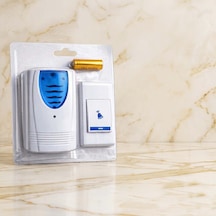 Kablosuz Kapı Zili Seti Pilli Ev Tipi Doorbell Çoklu Melodi S