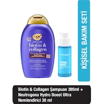 OGX Dolgunlaştırıcı Biotin&Kolajen Sülfatsız Şampuan 385ml+Neutrogena Hydro Boost 30 ML