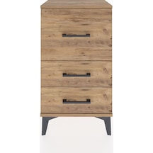 Arges Komodin 3 Çekmeceli 44x30x80 Çam-çam Çam