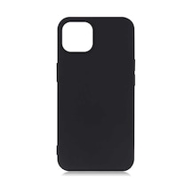 Rba Aksesuar Apple Uyumlu iPhone 13 Kılıf Rba Premier Silikon Kapak - Siyah Siyah