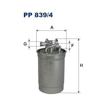 Fıltron Pp839/4 Yakıt Fıltresı Mazot Passat A4 A6 Superb 2,5tdı Afb Ake Akn Aym Bau Bcz Bdg Bdh Bfc 97 08