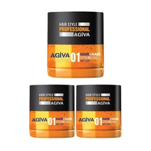 Agiva Hair Styling Gel 01 Wet Look 200 Ml X3