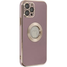 Newface Apple İphone 12 Pro Kılıf Store Silikon - Mor