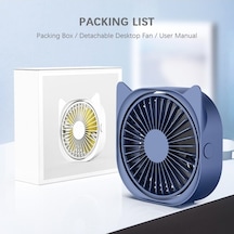 Bosphorusboutique Usb Taşınabilir Sesli Serinletici Ofis/ev Mini Masaüstü Hız, Geeroyoo Fan: Düşük Dönebilir, Ayarlanabilir 360 Wb